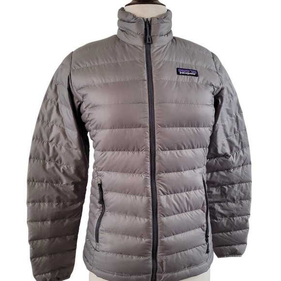 Patagonia Down Sweater Jacket Women`s color gray Size XS - Picture 6 of 9